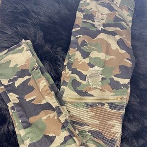 Camo jeans